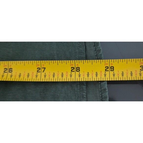 Faherty Corduroy Button-Up Shirt Men's Size Medium Laurel Wreath Green Top - Picture 7 of 7